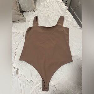 Abercrombie & Fitch Soft A&F Collection Nude Bodysuit